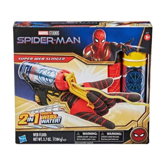 Spider-Man Marvel Super Web Slinger Role Play Toy Includes Web Fluid Brand New - Picture 2 of 2